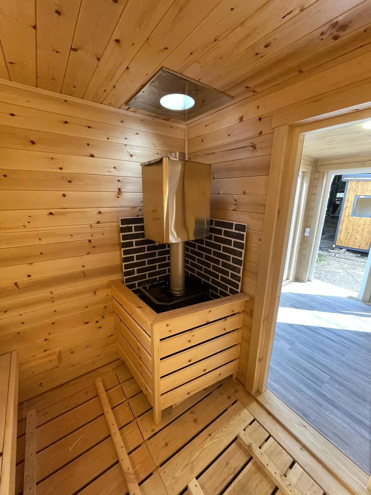 Каркасная баня 3×4 - фото 14