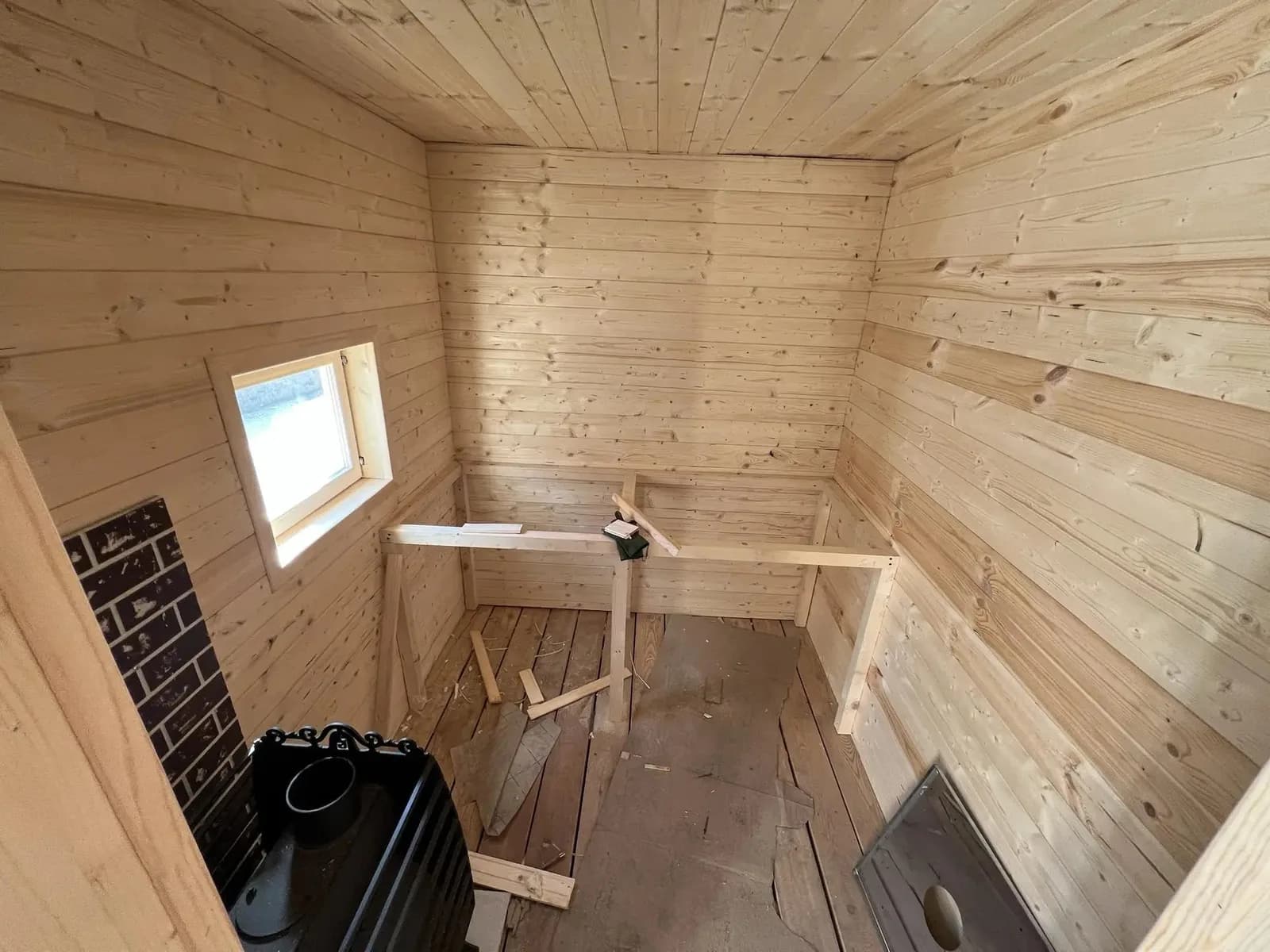 Каркасная баня 3×4 - фото 19
