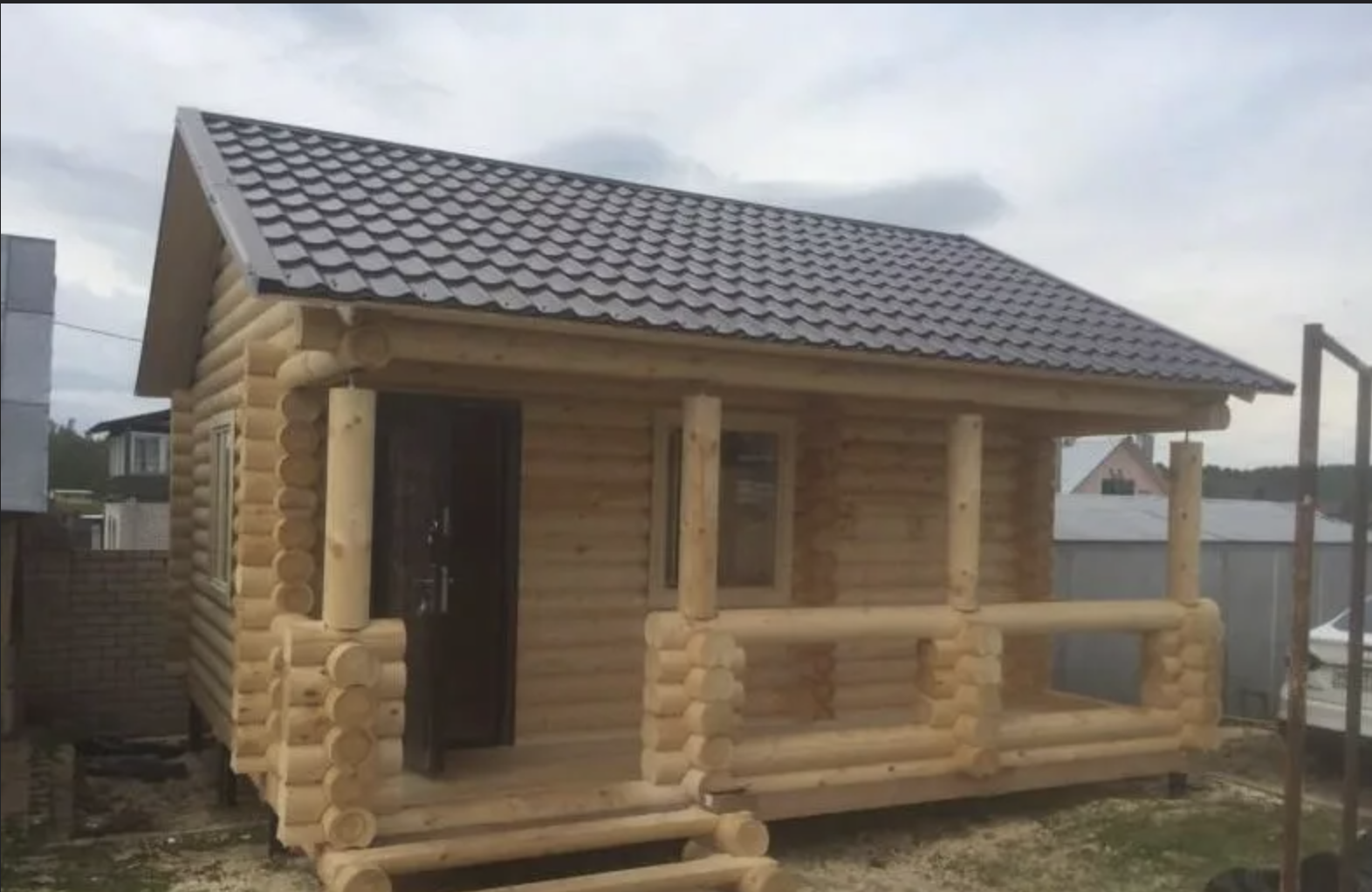 Баня из бревна 5×5