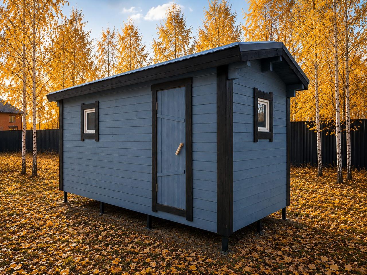 Каркасная баня 3×4